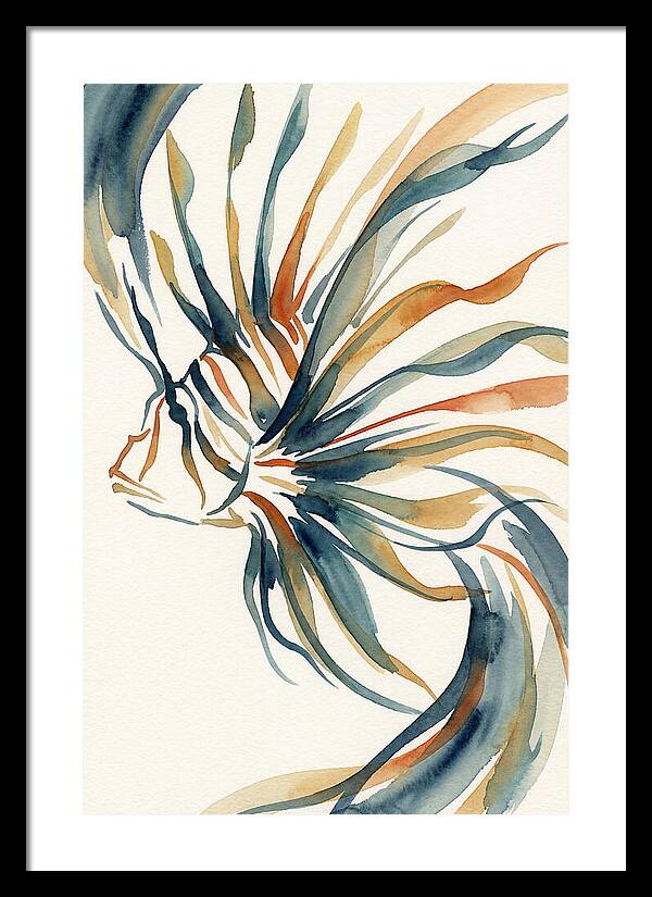 Lionfish Elegance In Watercolor