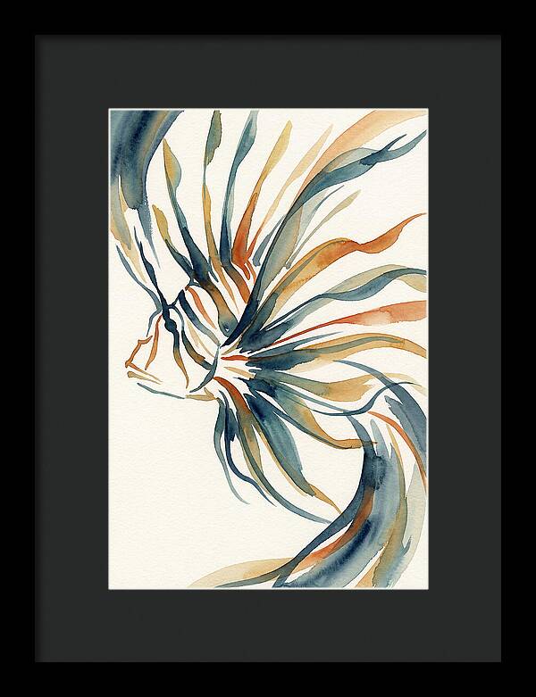 Lionfish Elegance In Watercolor