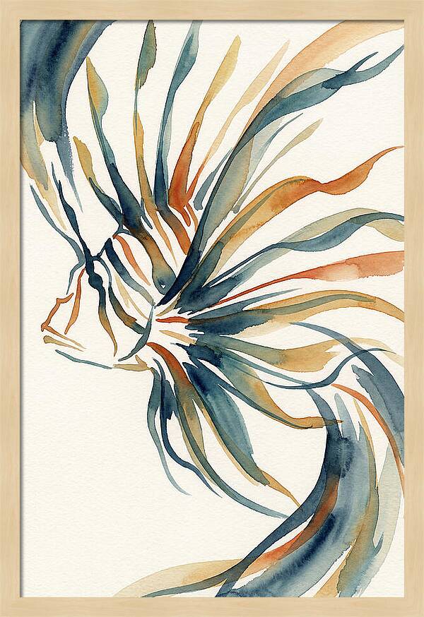 Lionfish Elegance In Watercolor