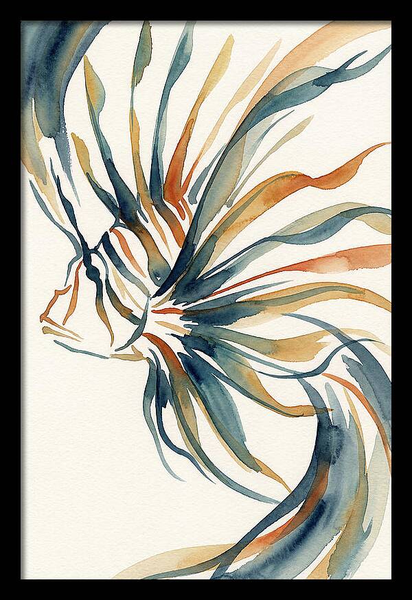 Lionfish Elegance In Watercolor