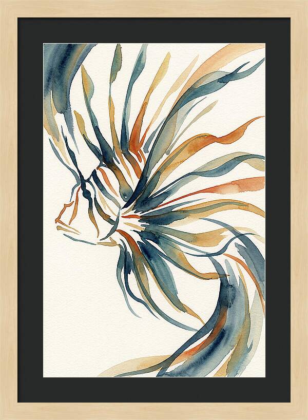 Lionfish Elegance In Watercolor