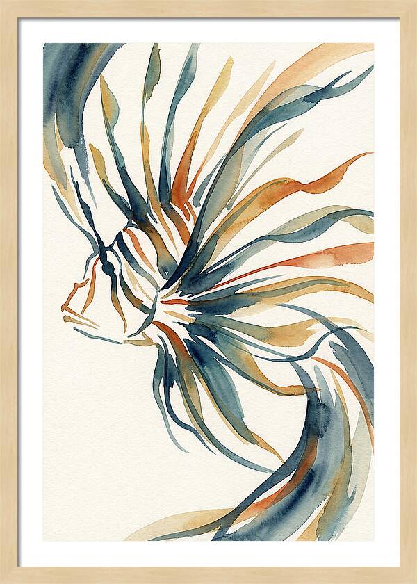Lionfish Elegance In Watercolor