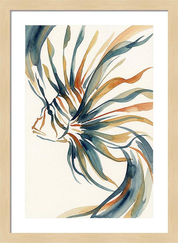 Lionfish Elegance In Watercolor