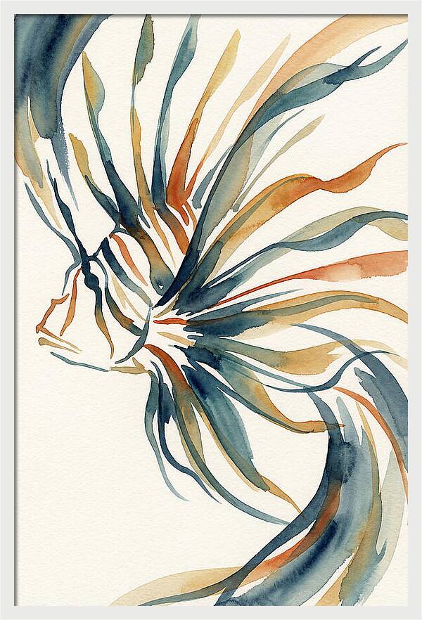 Lionfish Elegance In Watercolor
