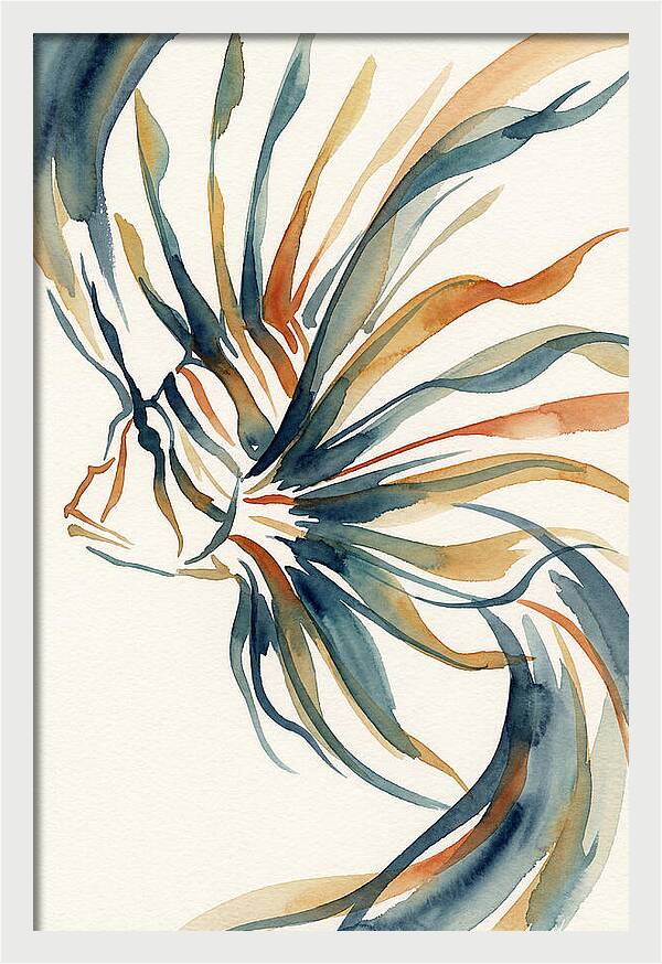 Lionfish Elegance In Watercolor