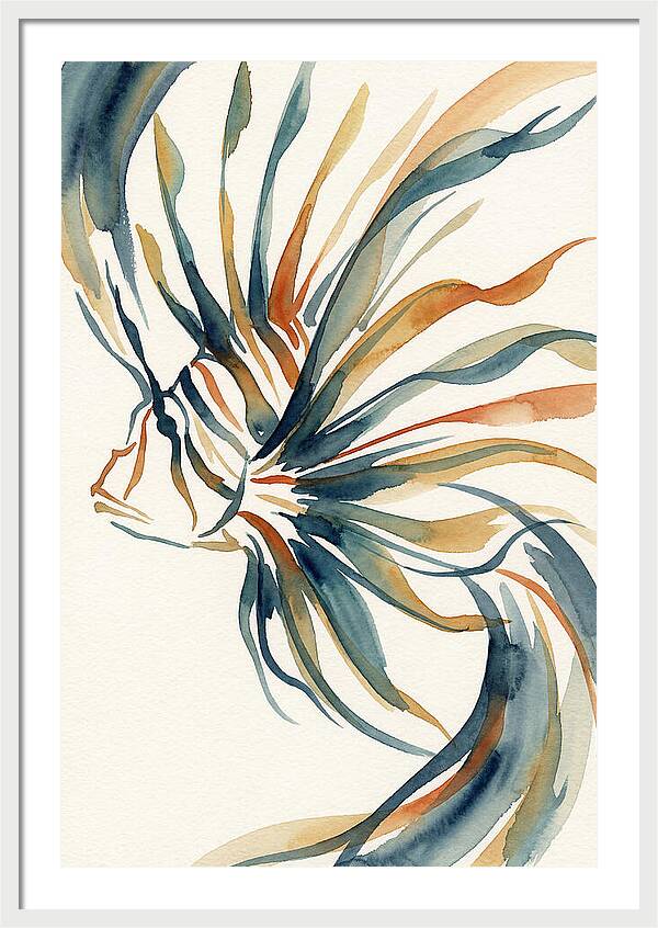 Lionfish Elegance In Watercolor