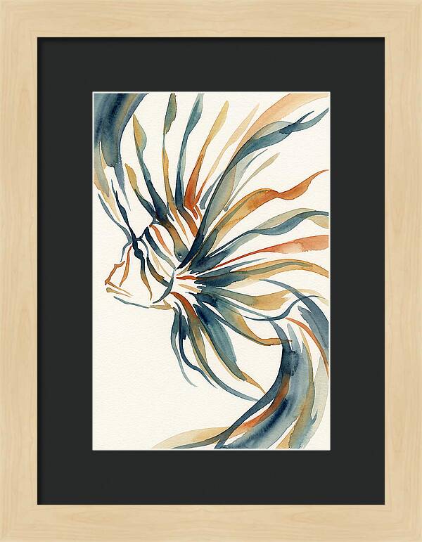 Lionfish Elegance In Watercolor