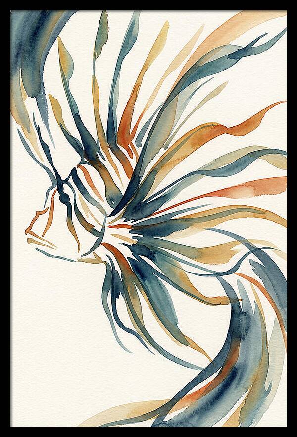 Lionfish Elegance In Watercolor