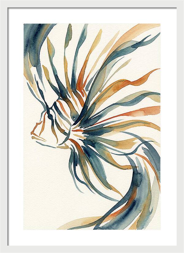 Lionfish Elegance In Watercolor
