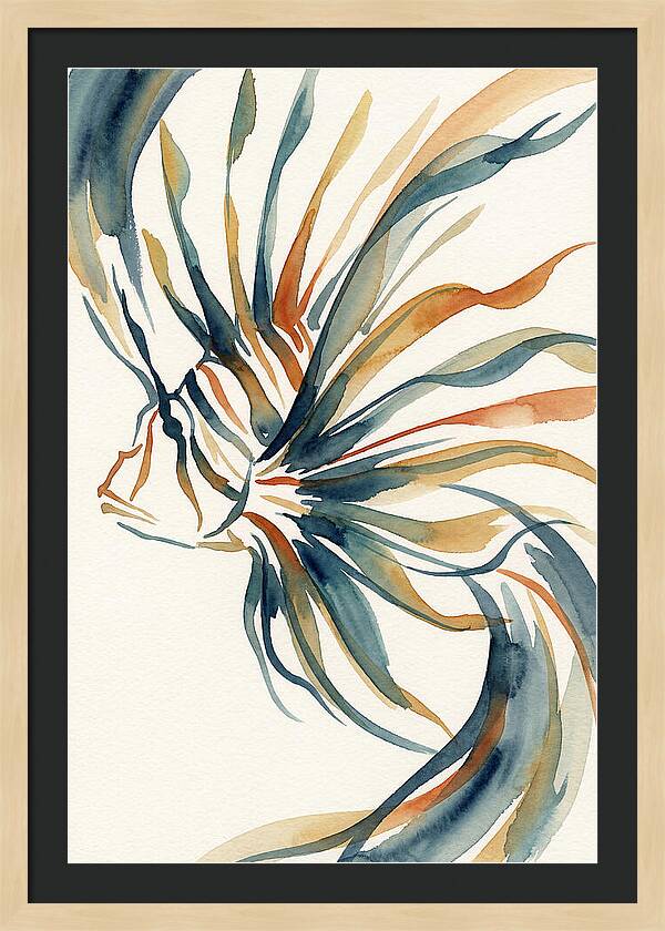 Lionfish Elegance In Watercolor