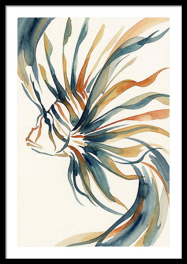 Lionfish Elegance In Watercolor