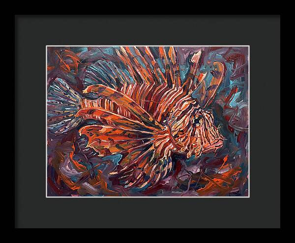 Lionfish In Expressionist Style