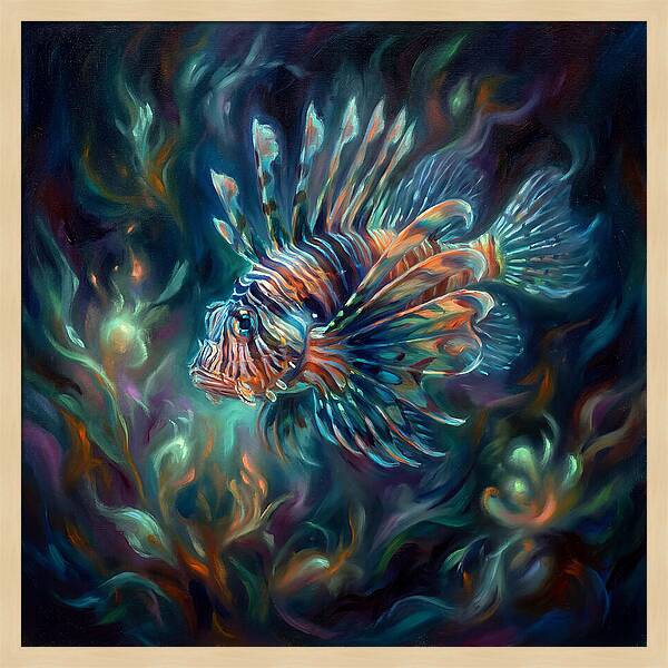 Lionfish In Motion