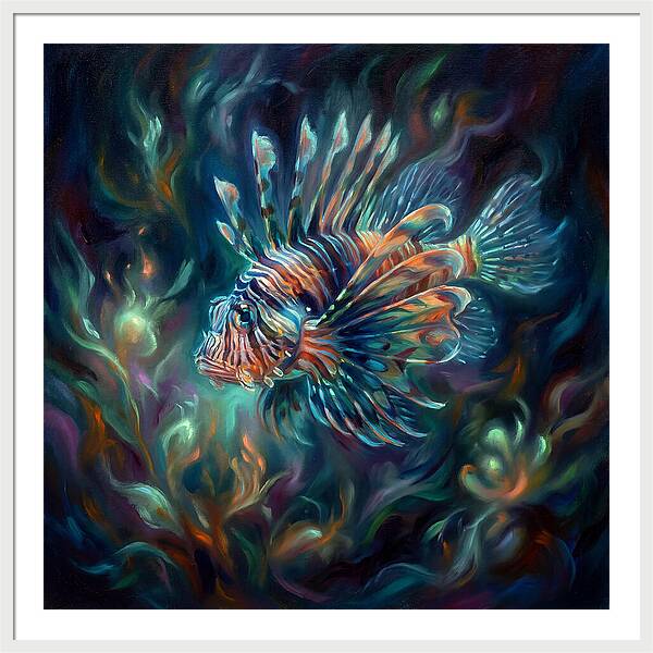 Lionfish In Motion