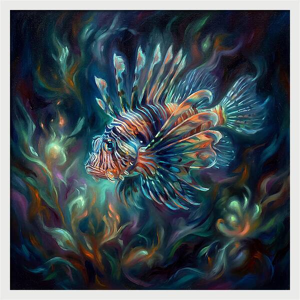 Lionfish In Motion