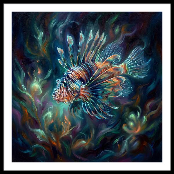 Lionfish In Motion