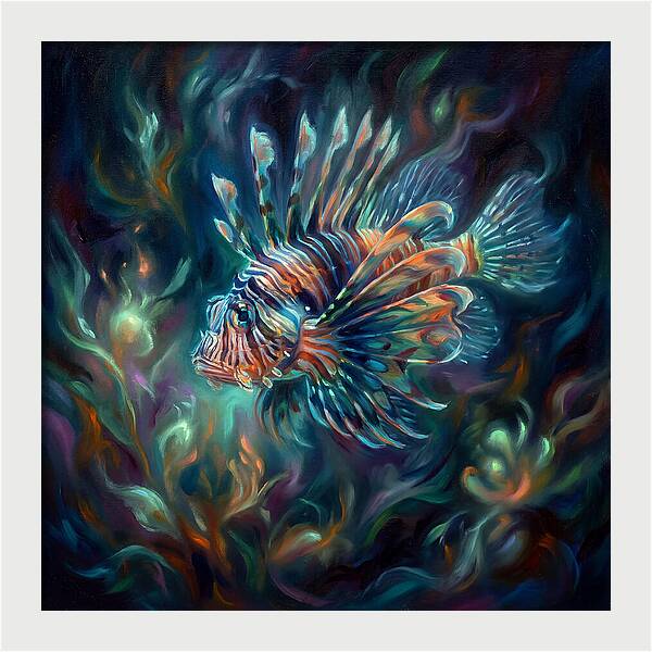 Lionfish In Motion