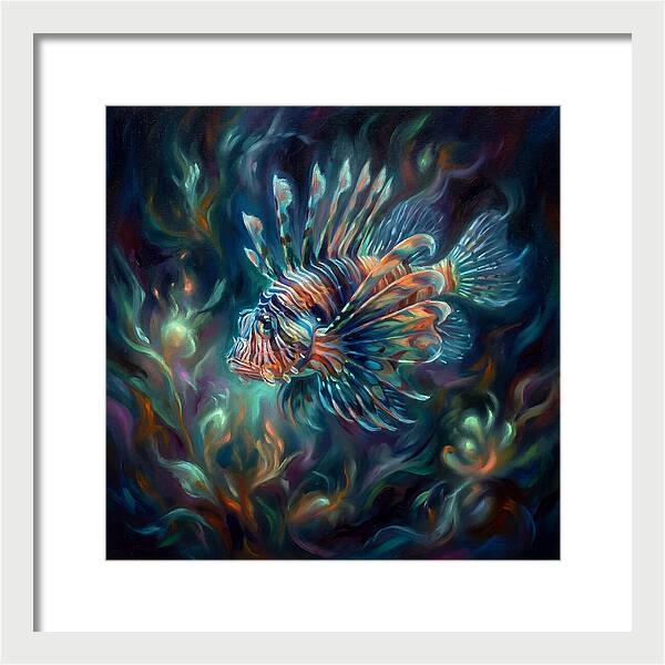 Lionfish In Motion