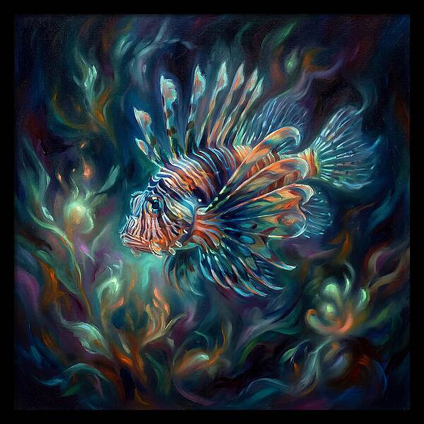 Lionfish In Motion