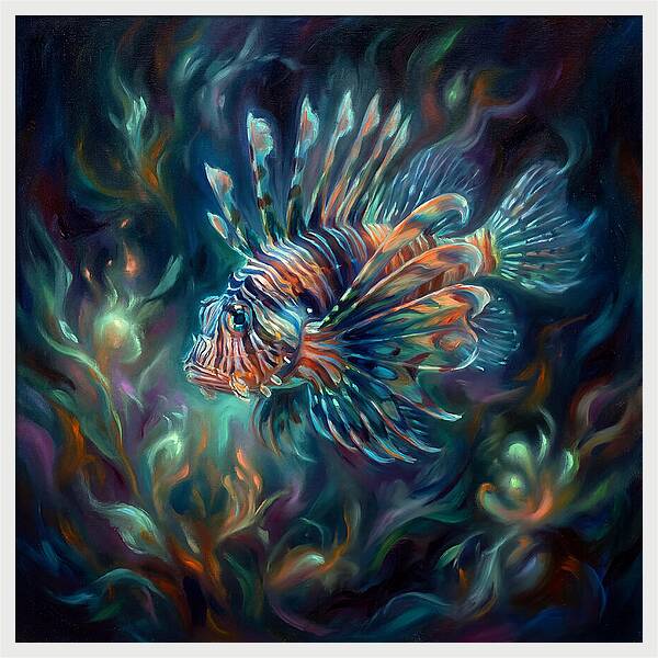 Lionfish In Motion