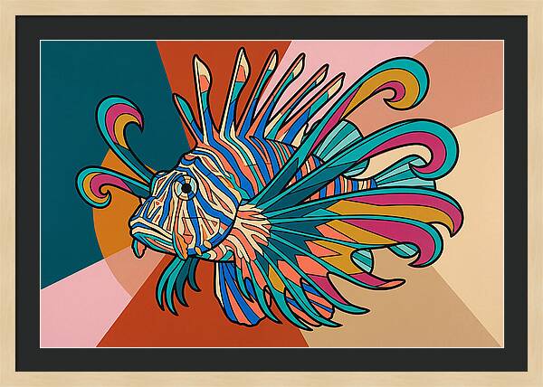 Lionfish In Vibrant Colors