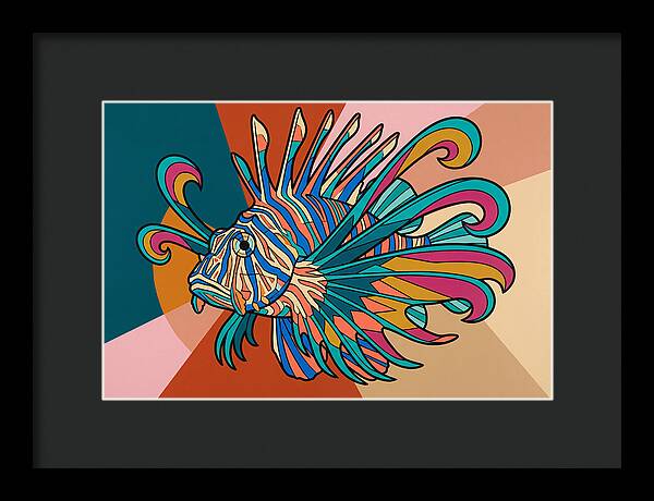 Lionfish In Vibrant Colors