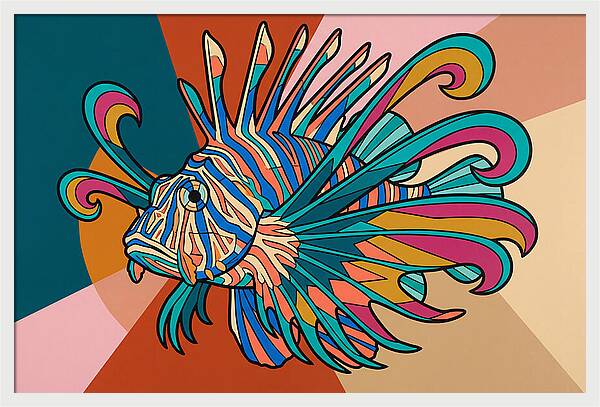 Lionfish In Vibrant Colors
