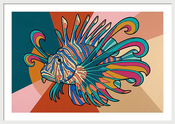 Lionfish In Vibrant Colors