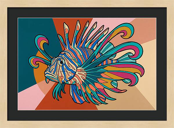 Lionfish In Vibrant Colors