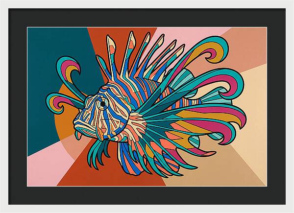 Lionfish In Vibrant Colors