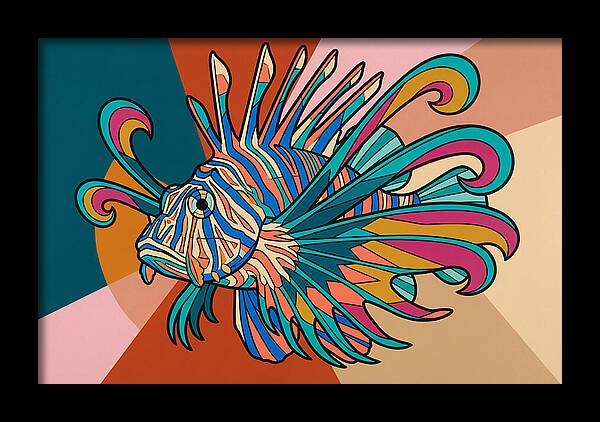 Lionfish In Vibrant Colors