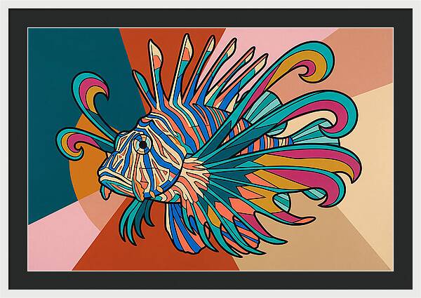 Lionfish In Vibrant Colors