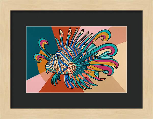 Lionfish In Vibrant Colors