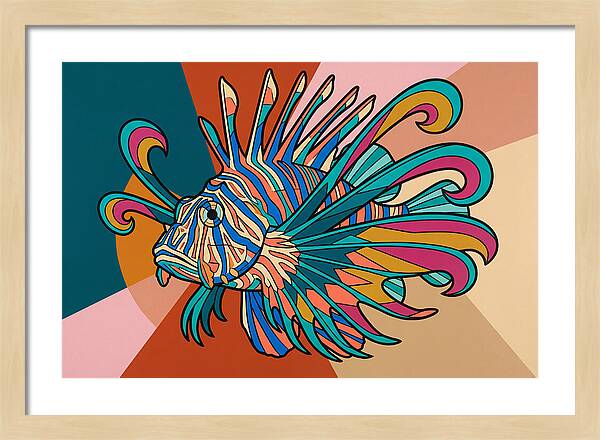 Lionfish In Vibrant Colors