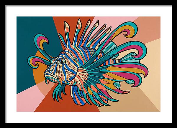Lionfish In Vibrant Colors