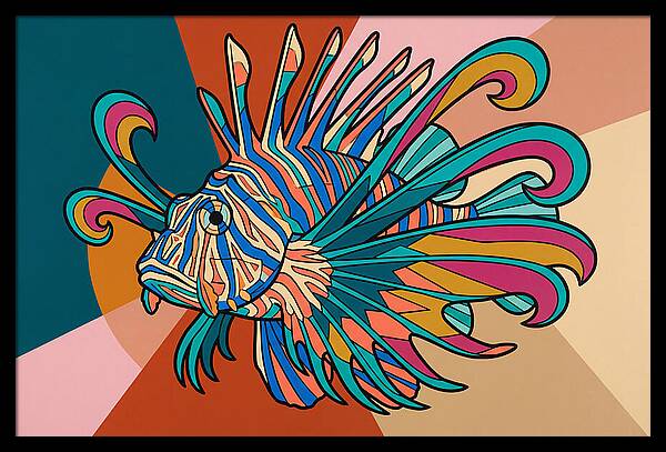 Lionfish In Vibrant Colors