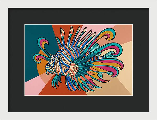 Lionfish In Vibrant Colors