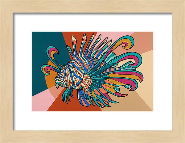 Lionfish In Vibrant Colors