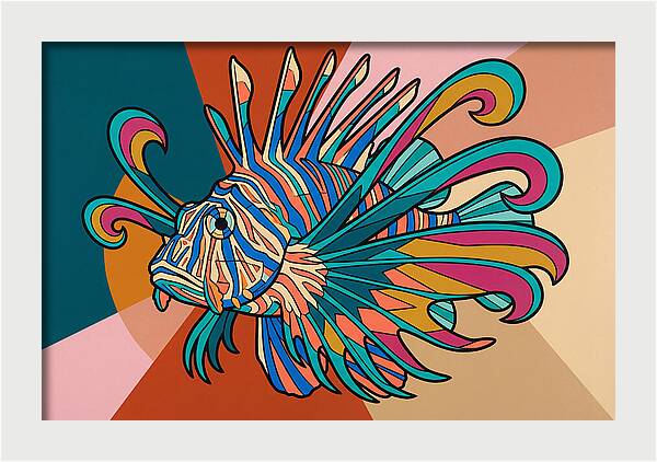 Lionfish In Vibrant Colors