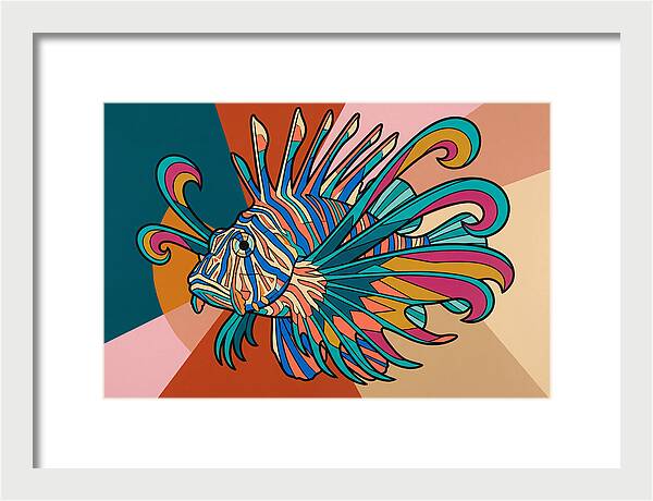 Lionfish In Vibrant Colors