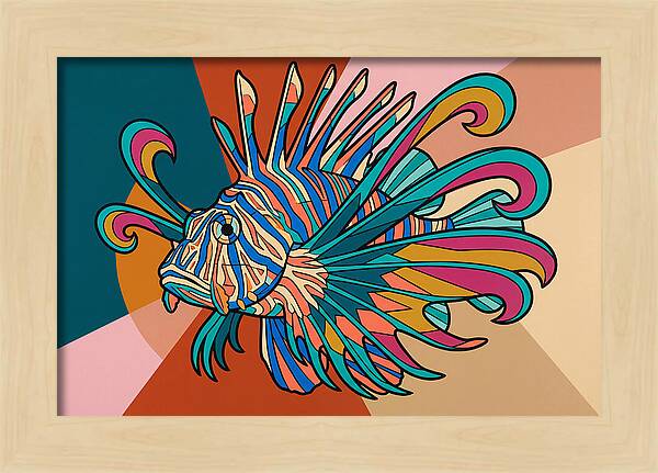 Lionfish In Vibrant Colors