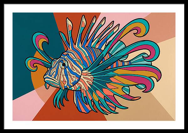 Lionfish In Vibrant Colors