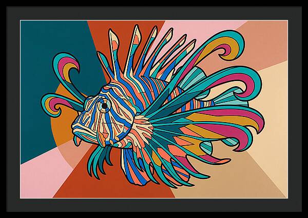 Lionfish In Vibrant Colors