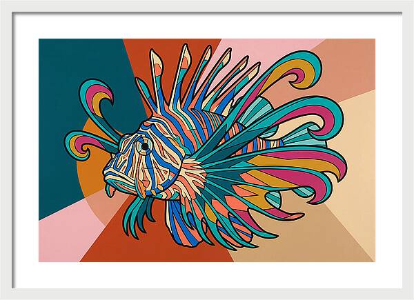 Lionfish In Vibrant Colors
