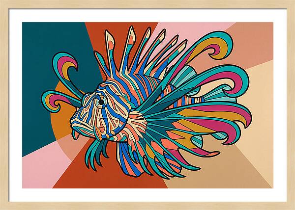 Lionfish In Vibrant Colors