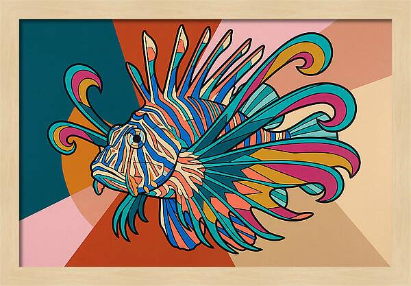 Lionfish In Vibrant Colors