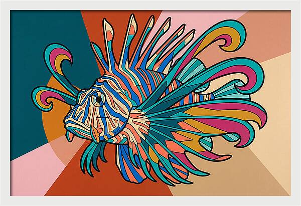 Lionfish In Vibrant Colors