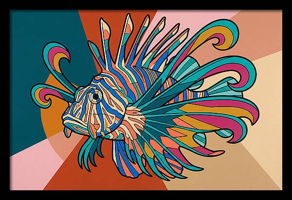 Lionfish In Vibrant Colors
