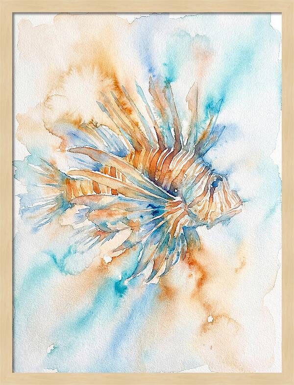 Lionfish In Watercolor