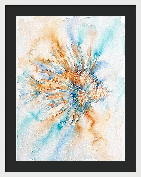 Lionfish In Watercolor